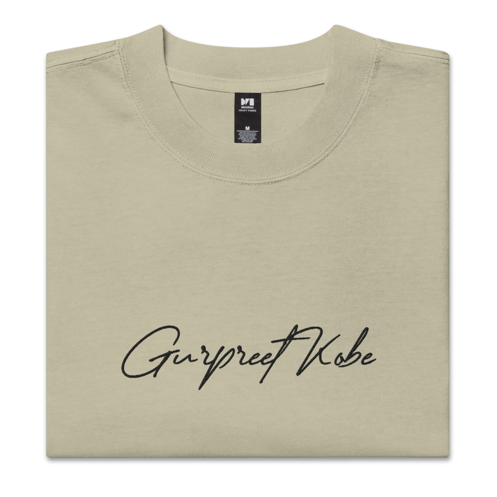 Signature Oversized Faded T-shirt