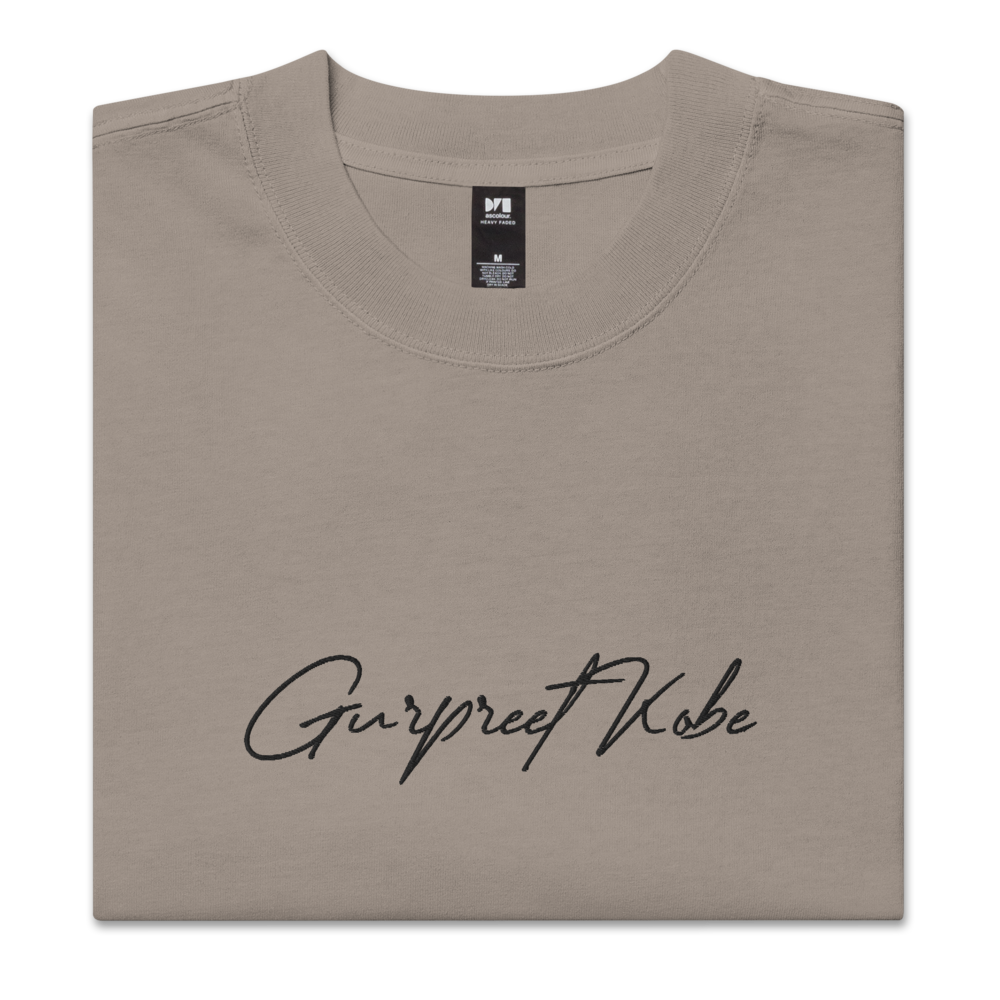 Signature Oversized Faded T-shirt