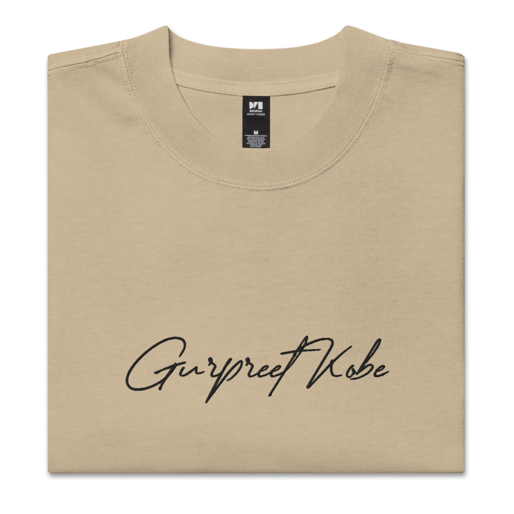 Signature Oversized Faded T-shirt