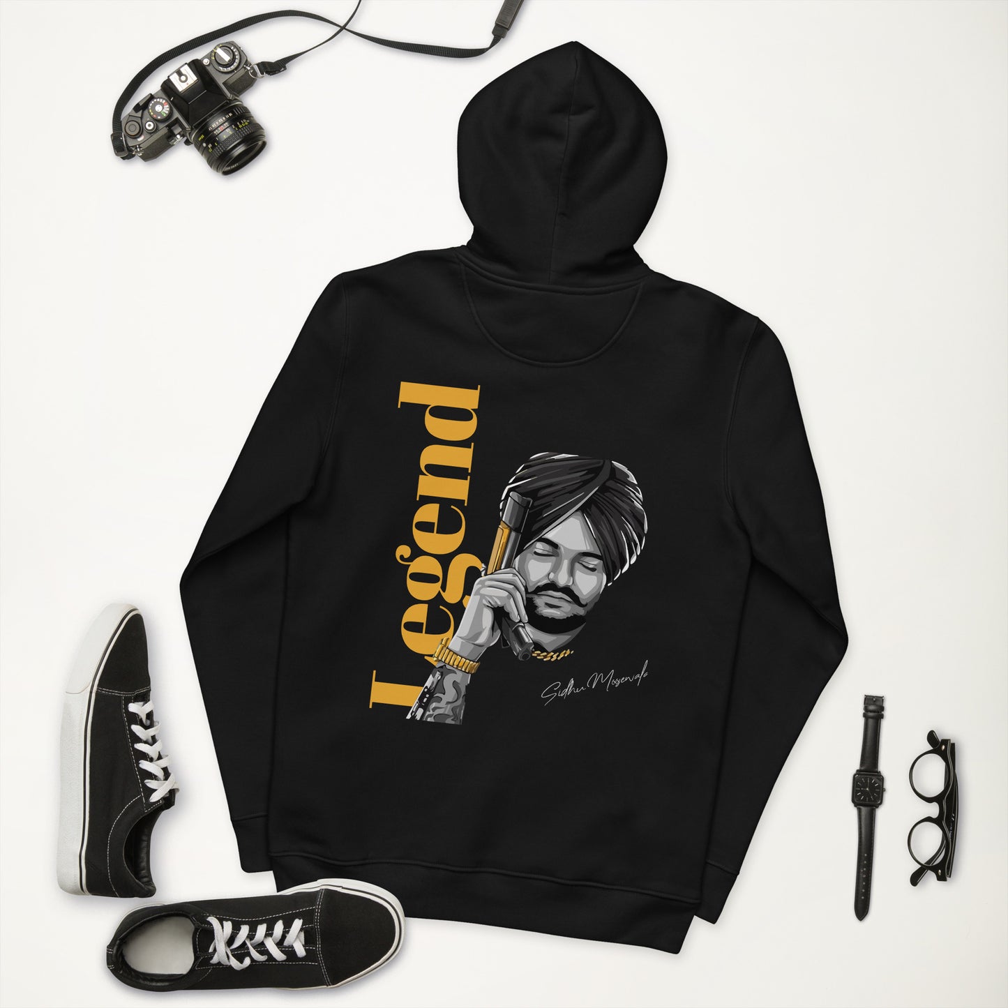 Sidhu Moosewala Legend Unisex Essential Eco Hoodie